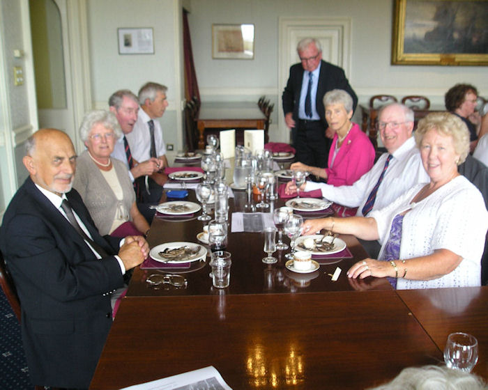 Dave Gilbert, Diana Hall, Bob Dowdell, Richard Branscombe, Ken Boxall, Mary Dowdell, John Hall & Jennifer Gilbert