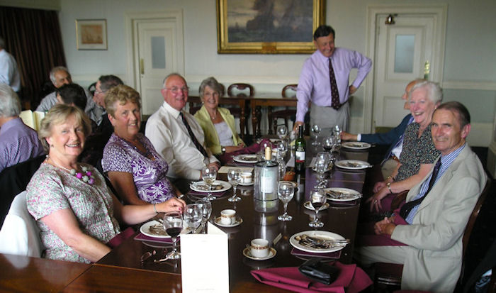 Jenny Hutchings, Carol Williams, Keith Hart, Dorothy Maggs, Bob Hutchings, Dennis Maggs, Margaret Hart & John Williams